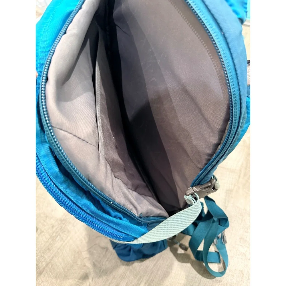The North Face Surge II Backpack Blue Teal Laptop Travel Hiking Daypack